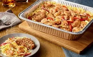 Olive Garden Menu with Prices 2025 153 Chicken and Shrimp Carbonara (Serves 4 – 6)