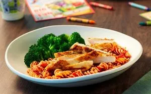 Olive Garden Menu with Prices 2025 128 Grilled Chicken with Rotini Pasta & Marinara (kids)