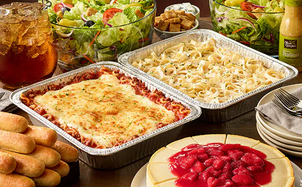 Olive Garden Menu with Prices 2025 157 Lasagna Combination (Serves 8-14)