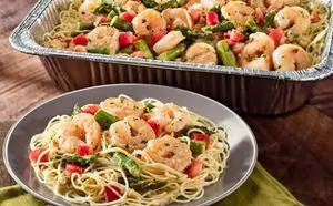 Olive Garden Menu with Prices 2025 27 Shrimp Scampi (Serves 4 - 6)