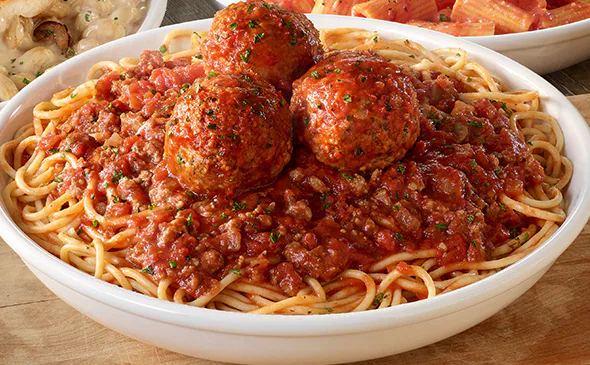Olive Garden Menu with Prices 2025 53 Spaghetti & Meatballs