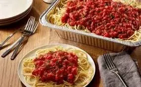 Olive Garden Menu with Prices 2025 18 Spaghetti with Marinara Sauce (Serves 4 - 6)